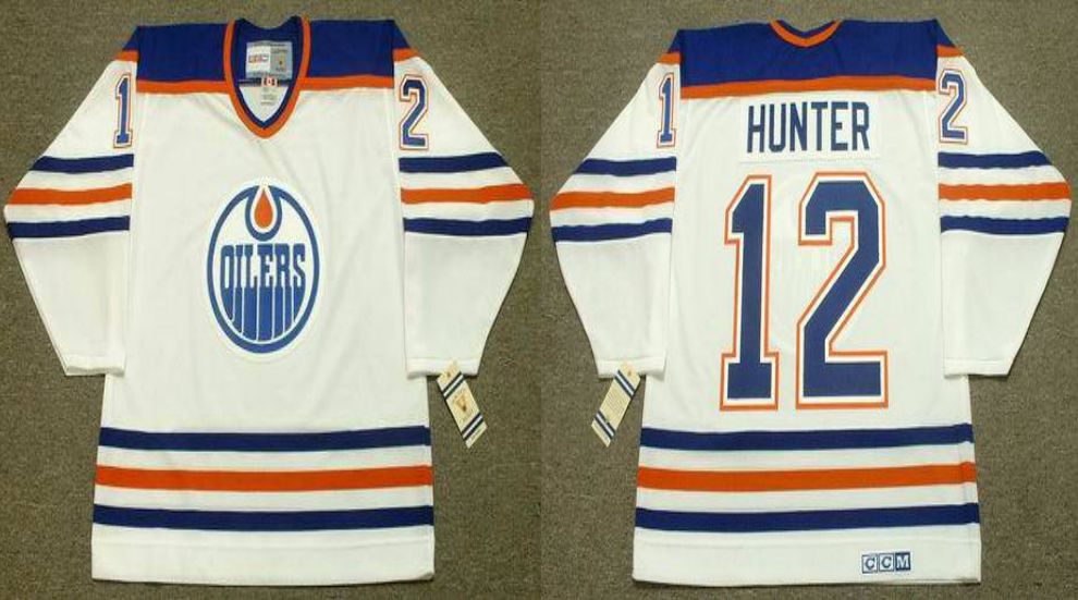 2019 Men Edmonton Oilers #12 Hunter White CCM NHL jerseys->edmonton oilers->NHL Jersey